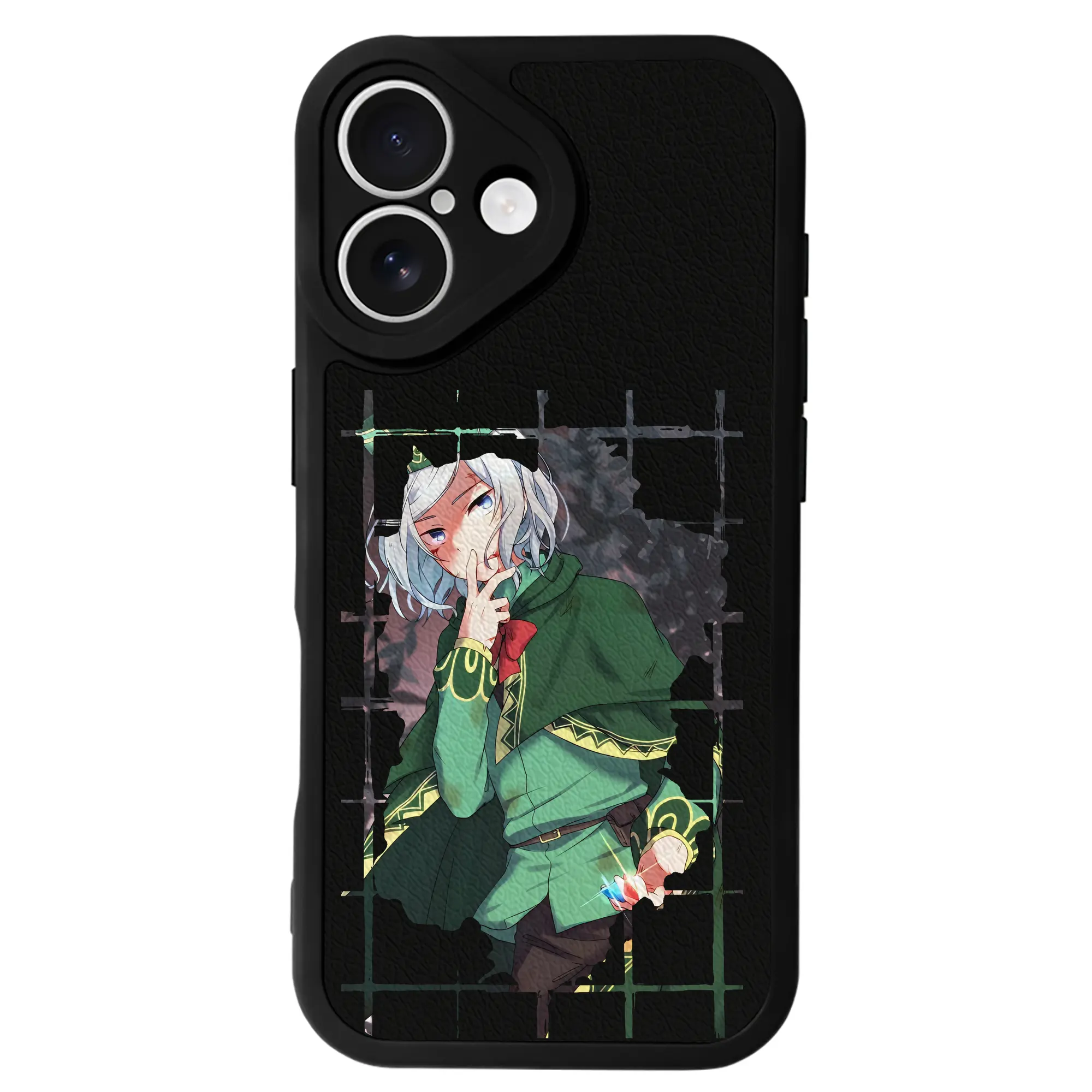 リゼロ グッズ オットー - IPhone 16シリーズ対応 ・ シリコンスマホケース ・ レザー調 ・ 高精度フィット ・ 耐衝撃 ・ ワイヤレス充電対応 ・ 精密カット